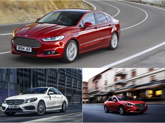 Looking for a big and comfy second-hand mile-muncher? These popular models are the ones to consider.
Ford Mondeo (2014 - present) 97.7%; Mercedes-Benz C-Class (2014 - present) 93.9%; Mazda 6 (2013 - present) 93.4%