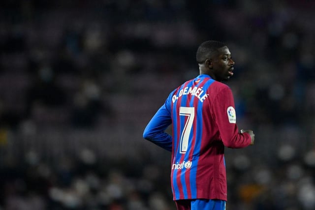 Injury problems have meant that Dembele’s time at Barcelona has not lived up to the high expectations set by the £126m paid for the Frenchman. Dembele’s contract at the Camp Nou expires in the summer and with no new deal seemingly imminent - Barcelona may want to cash-in on the winger before losing him on a free transfer.