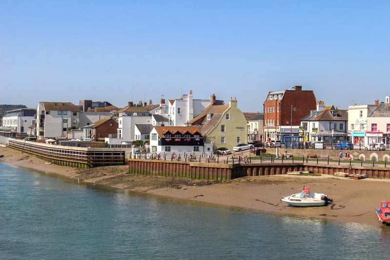 Between Brighton and Worthing, houses on the edge by Shoreham-by-Sea could disappear in the coming decades and is another area of high risk for erosion.