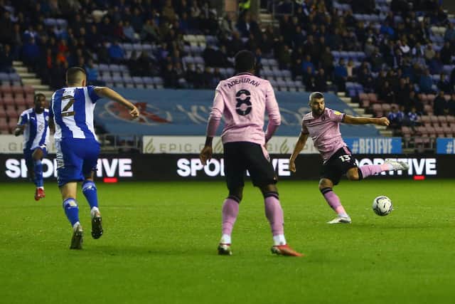 Callum Paterson scored Sheffield Wednesday's second against Wigan Athletic.