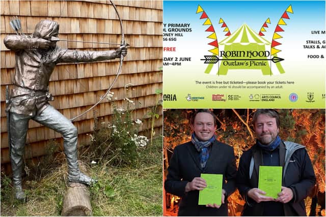 Sensoria and a band of merry partners campaigning to celebrate Robin Hood’s local links have announced a free event with live music, talks and other activities in Loxley.
