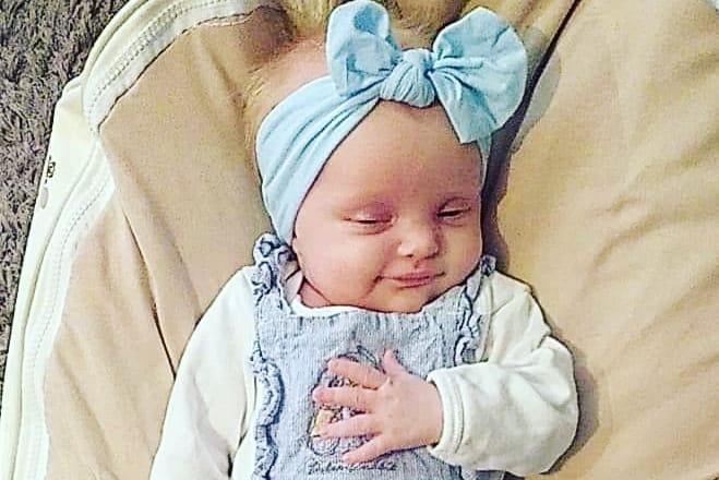 Kayleigh McGhee, said: "Aria-Shai 01.01.2021
Born at Kingsmill"