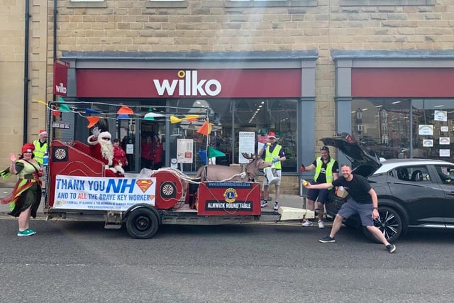 The collection team calls in at Wilko.