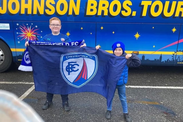 Chesterfield fans enjoy the big day. Who can you spot?