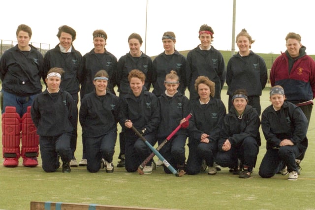 Sunderland Ladies Hockey team in February 1995. Can you spot someone you know?