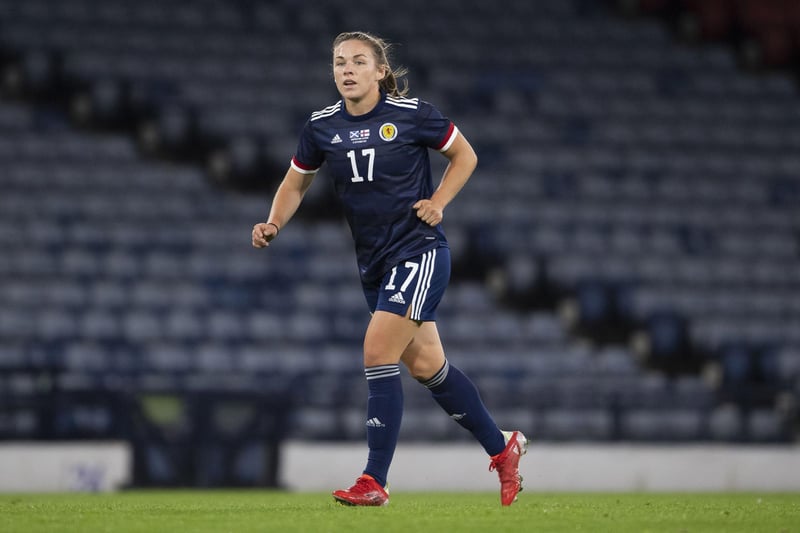The Aston Villa star has had an outstanding year for her club side and is one of Scotland's most promising players. A WSL player of the year nominee, she will start in Sunderland. 