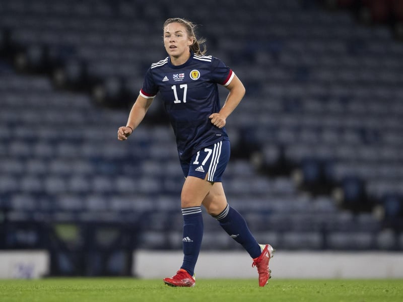 The Aston Villa star has had an outstanding year for her club side and is one of Scotland's most promising players. A WSL player of the year nominee, she will start in Sunderland.