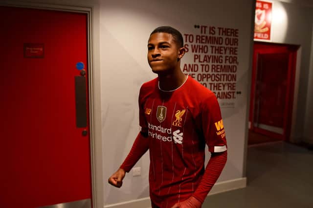 Rhian Brewster of Liverpool could be heading for Sheffield United