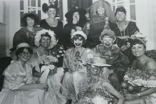 It was a sad day when Binns left Hartlepool in 1992, but staff went out on a high note when they held a fancy dress farewell party.