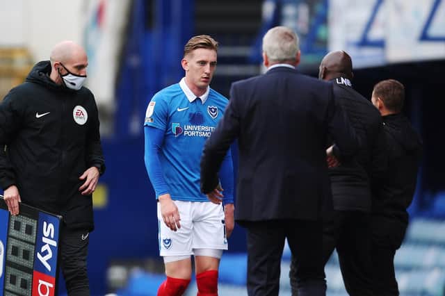 It proved another frustrating day for Pompey winger Ronan Curtis, who was substituted in the second half