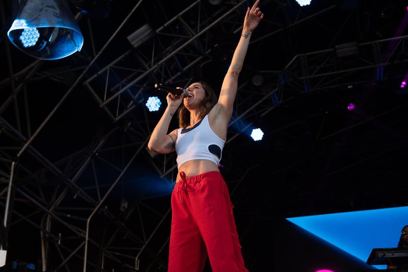 Melanie C on the Castle Stage 
(290821-254)