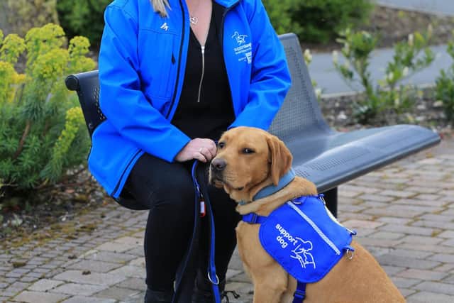 Support Dogs charity based in Sheffield. Pictured is  Rita Howson, chief executive. Picture: Chris Etchells