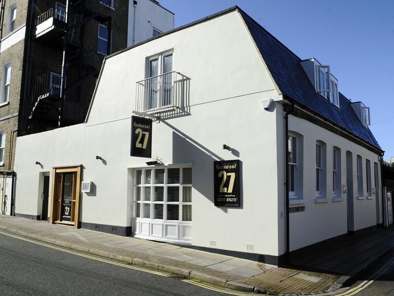 Michelin star restaurant Restaurant 27, located in 27a South Parade, Southsea, Portsmouth, closed on August 6, 2023.