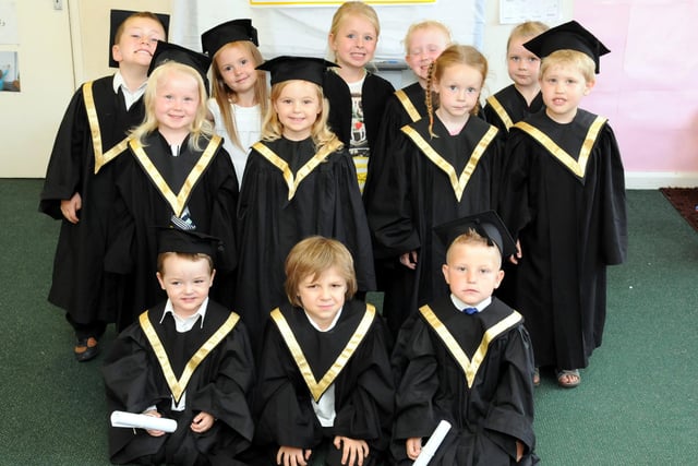 Youngsters from Ashfield Nursery Busy Bees at their graduation in 2013. Were you there to see it?