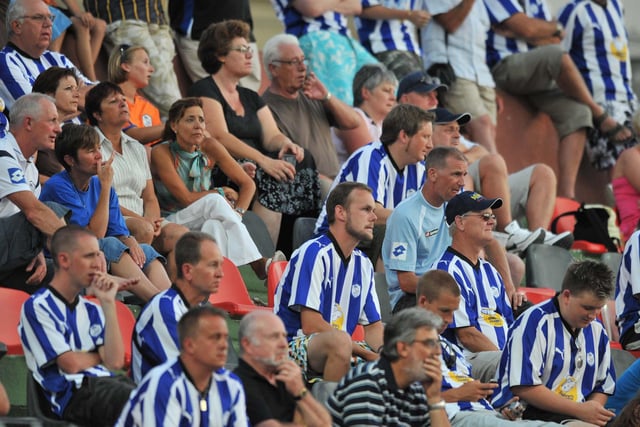 These Wednesday fans made the journey to Malta to see the Owls face Sliema in a ore-season friendly in July 2009