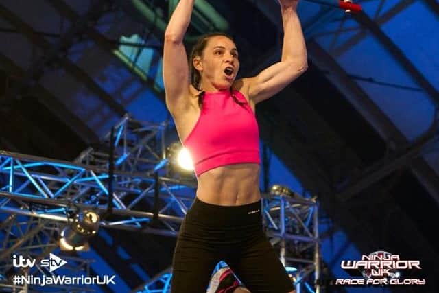 Sheffield boxer Nicola Hopewell on ITV show Ninja Warrior UK: The Race for Glory. Pic: ITV