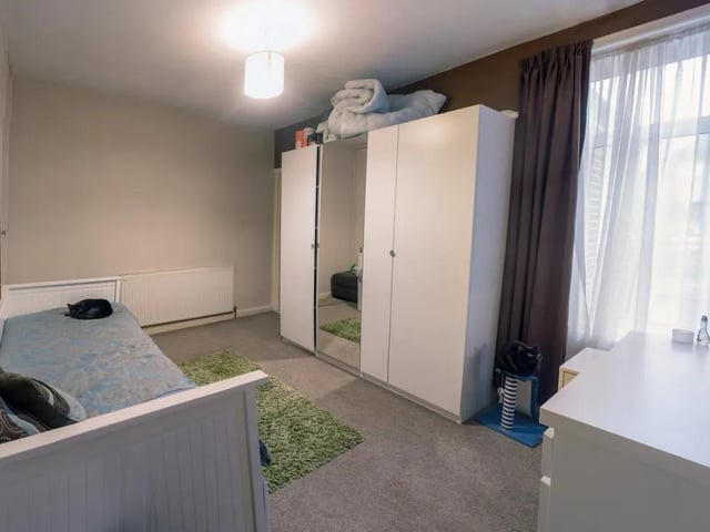 This three bed terraced house in Lincoln Road, Fratton, is on the market for £220,000. It is listed on Zoopla by Strike.