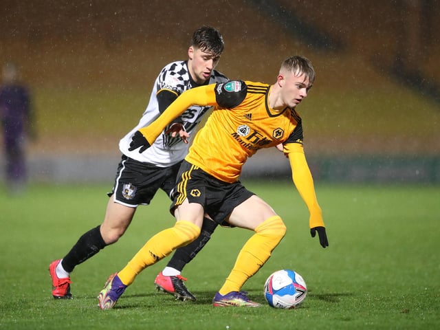 Age: 20, Position: CM, Parent club: Wolves, Appearances: 10. (Photo by Alex Pantling/Getty Images)