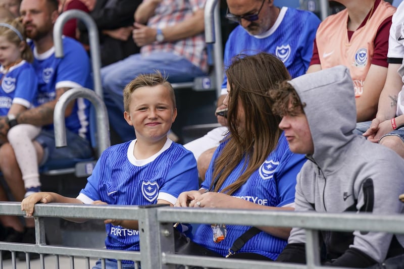 19 August 2023: The young Blues fans supporting their side through another draw.