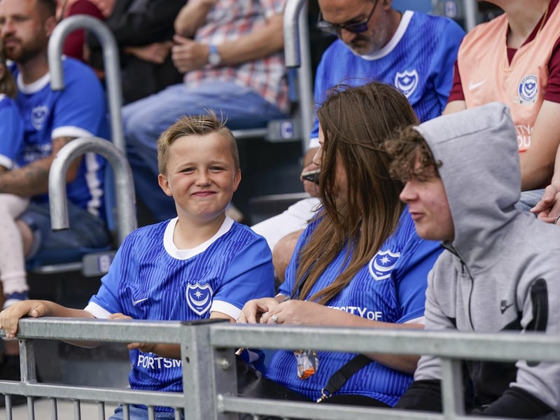 19 August 2023: The young Blues fans supporting their side through another draw.