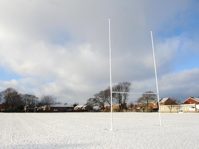 Rugby Camp at Hilsea where the Portsmouth v Chichester match was called off due to the snow.
