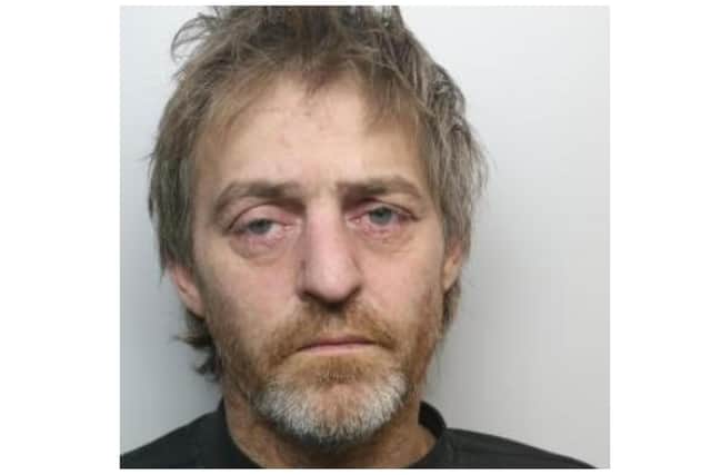 Judge Peter Kelson KC said he regarded the previous convictions 45-year-old Lee Wood (pictured) has for violence inflicted against former partners to be a ‘severely aggravating’ factor