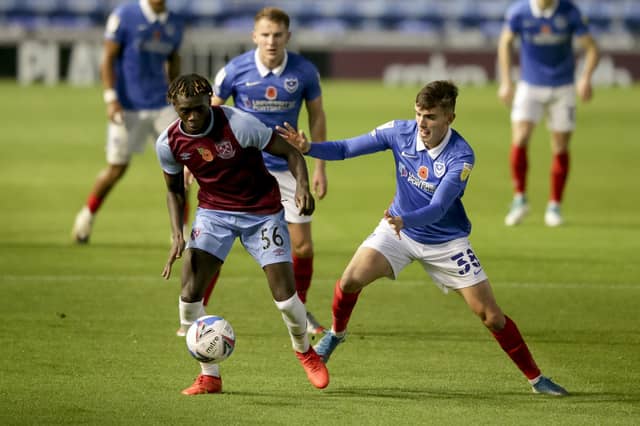 Pompey boss Kenny Jackett named a youthful side for tonight's visit of West Ham U21s in the Papa John's Trophy. Pictures: Robin Jones