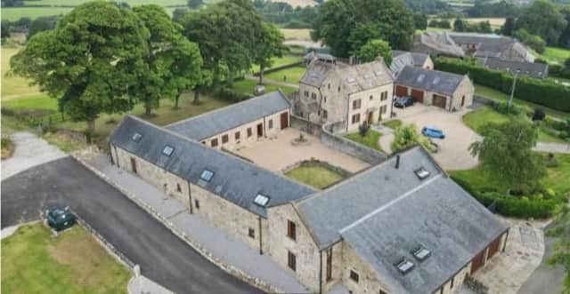 Northedge Hall Barns, between Ashover and Wingerworth, is a six-bedroom house with outbuildings, surrounded by spectacular countryside.