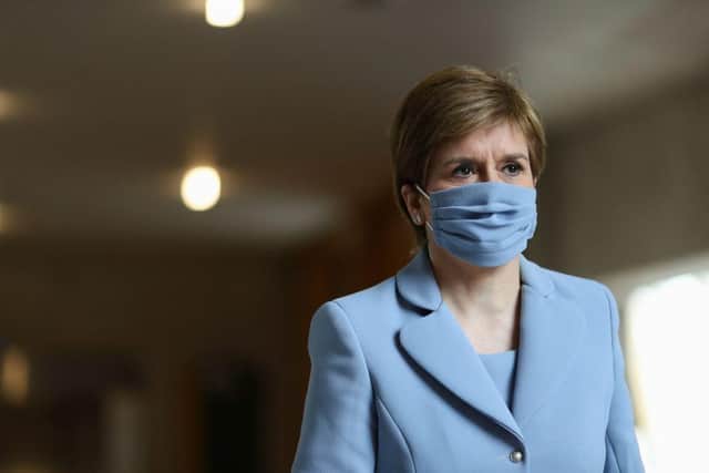 Nicola Sturgeon confirmed parts of Scotland will move to Level 1 from Saturday (1 June) (Photo: Getty Images)