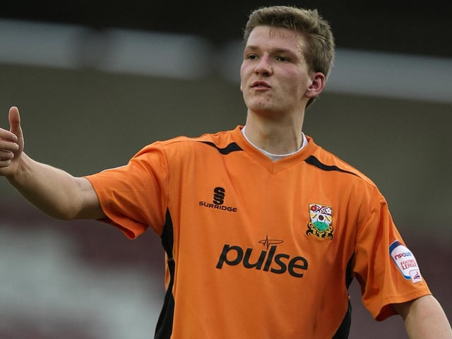 The centre-back during a loan spell at Barnet in 2011 when he was a fledgling 20-year-old.