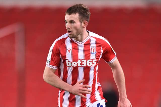 Sheffield United's Rhys Norrington-Davies returned from suspension to help Stoke City beat his old club Luton Town 3-0 at the Bet365 Stadium on Saturday. (Photo by Nathan Stirk/Getty Images)