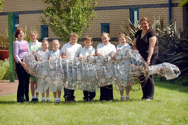 Who can remember this event at the school 15 years ago where children were creating a great piece of artwork for the Marina Festival weekend?