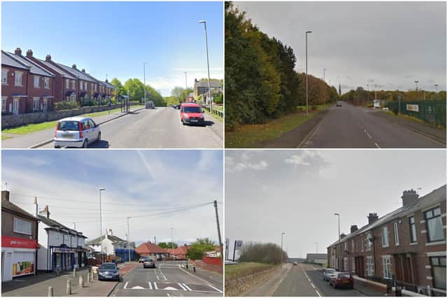 Some of the South Tyneside roads with the highest casualty accident rates, according to new figures.