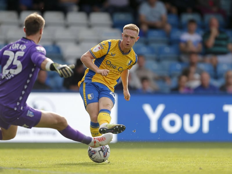 Attacking midfielder smashed in 22 goals in League Two this season to help Mansfield to promotion.