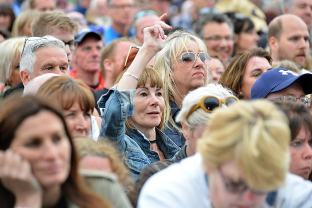 Crowds enjoy the Boomtown Rats performance at the Kubix Festival. Are you in the picture?
