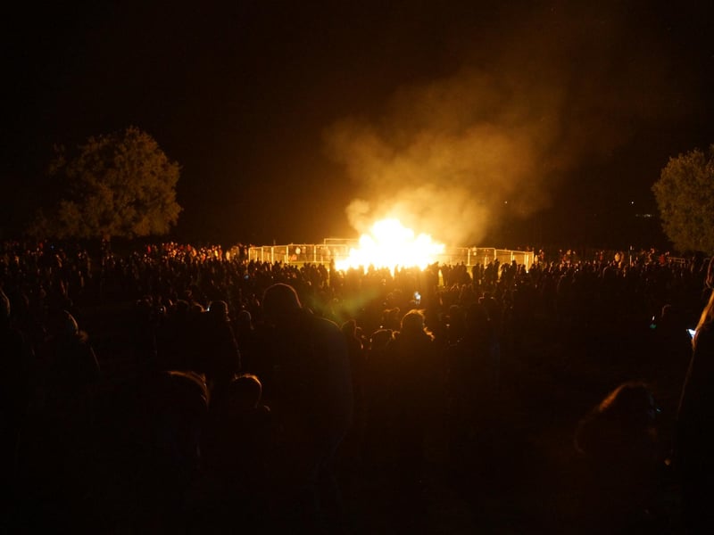 After last year's postponed event, the bonfire and fireworks display in the market town is scheduled for Saturday, November 2 this year.