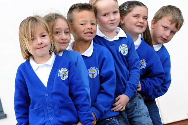 Westoe Crown Primary School pupils wearing their jeans on Jeans for Genes Day in 2010. Does this bring back happy memories?