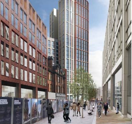 Developers want to amend their plans for Midcity Tower at Furnival Gate (image - Hadfield Cawkwell Davidson).