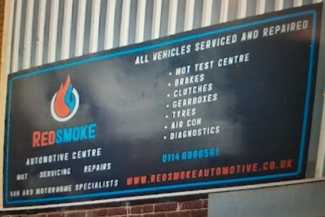 Pictured is Red Smoke Automotive Centre, on Greasbro Road, at Tinsley, Sheffield, which received five stars out of five on Google Reviews. A very happy customer said: "The loveliest people I've ever met and always willing to go the extra mile."