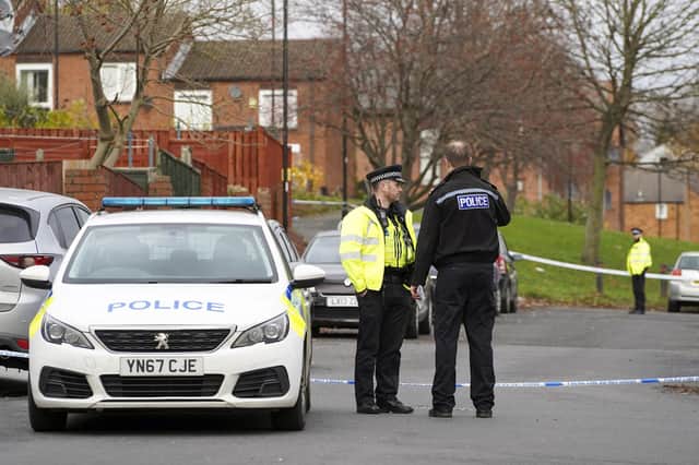 Scene of a shooting on Grimesthorpe Road South., Sheffield. Picture by Scott Merrylees.
