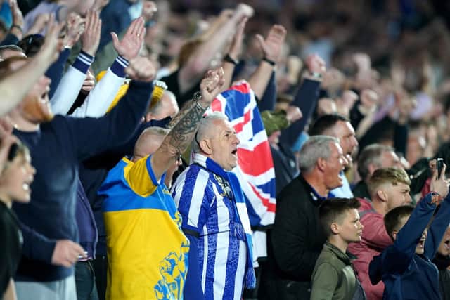 Sheffield Wednesday fans will not be able to travel by rail to their play-off semi-final first leg match - if the Owls finish third. Pic: Joe Giddens/PA Wire.