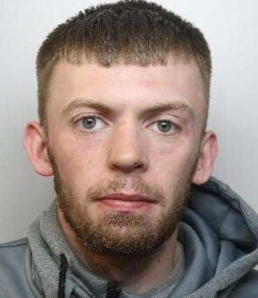 Cain Holmes, 25, from Sheffield, is wanted in connection to breaching his bail conditions, criminal damage and domestic offences.
Holmes is white, 6ft tall, slim and has sort, light brown hair.
