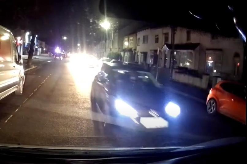 Shocking moment drink driver crashes into car caught on dashcam