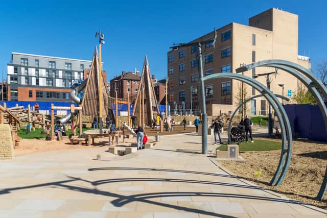 Pounds Park in Sheffield City Centre has added "real value to the local community" according to Queensberry Project Director, Andrew Davison.