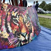 Lois Cordelia created this magnificent tiger