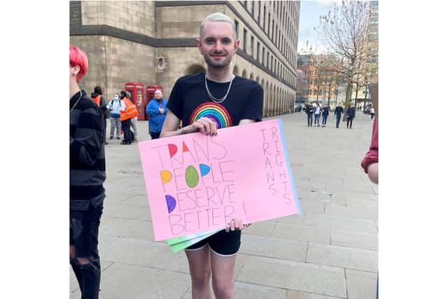 Calum McFabulous, whose real-name is McDermott, is an LGBTQ+ Rights Activist and planning to attend next weekend's protest