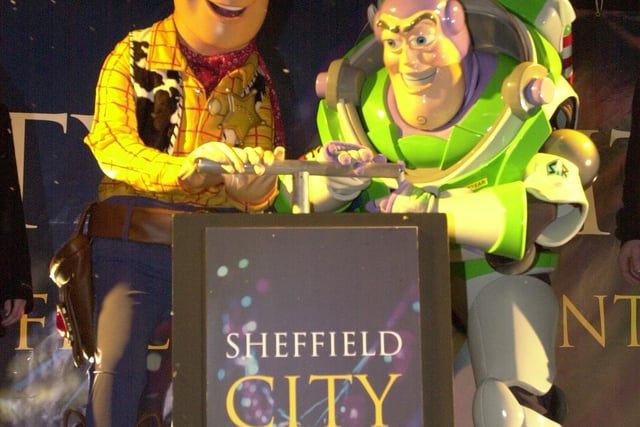 Woody and Buzz switched the lights on in November 2001