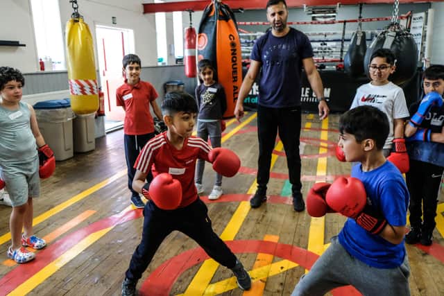 Kids enjoy the holiday club at St Thomas Gym in Wincobank under the guidance of Amer Khan