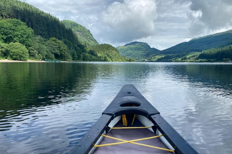 Sarah Pitcairn took this amazing picture while canoeing on Loch Lubnaig.