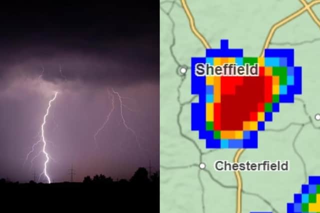 Sheffield is due for a sudden downpour with thunderstorms this afternoon (June 12) following days of intense sunshine.